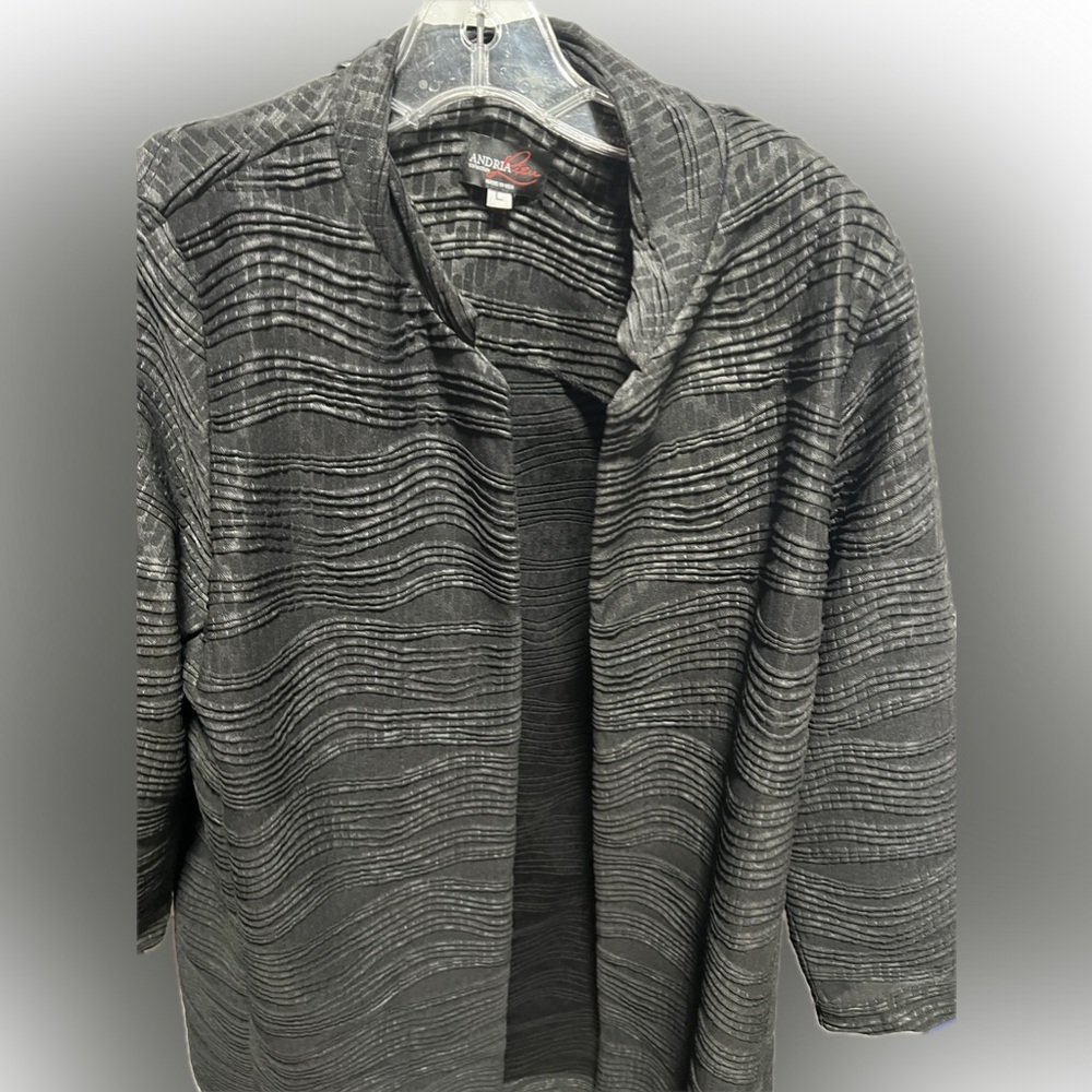 Andria Lieu Women's Black Cardigan Jacket